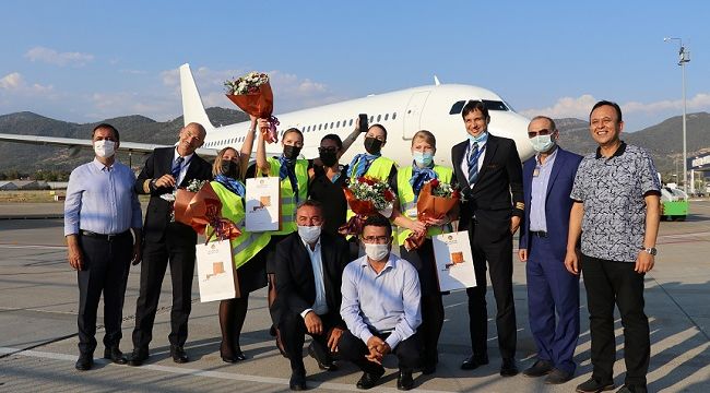 Avion Express’in ilk seferi törenle karşılandı