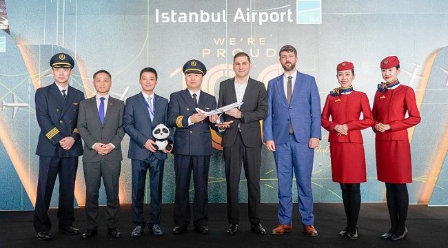 IGA İSTANBUL HAVALİMANI 100 HAVA YOLU HEDEFİNE AIR CHINA İLE ULAŞTI !