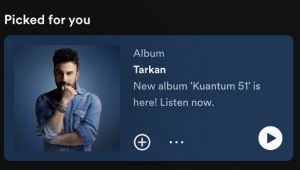 Tarkan'dan yeni albüm: Kuantum 51-VİDEO HABER !