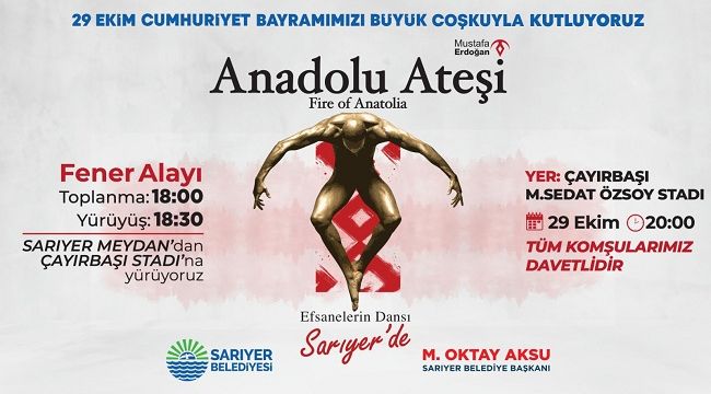 Anadolu Ateşi’nden Cumhuriyet’in 101. Yılına Özel Gösteri